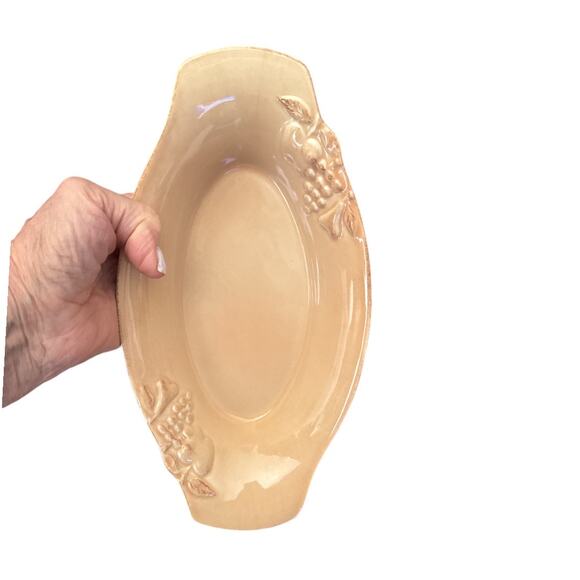 Casafina Casa Stone Madeira Harvest Serving Bowl 10” x 5” - Picture 4 of 10